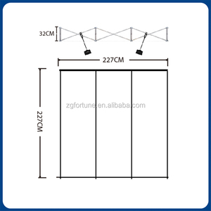 Promozione display stand stampa etero tessuto POP UP - Product Image 5