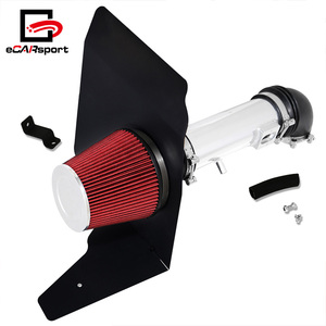 ECARsport coche cromo aluminio toma de aire frío de <span class=keywords><strong>escudo</strong></span> de calor para Chevrolet 10-11 para Camaro V6 - Product Image 1