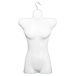 Di plastica sexy femminile appeso mannequin display a metà del corpo