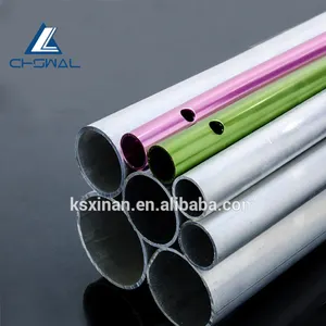 Tubo de alumínio anodizado personalizado da alta precisão com bons preços do tubo de alumínio
