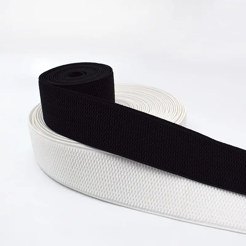 Deepeel AP343 6 سنتيمتر DIY مواد الخياطة الكروشيه شريط مرن حزام المطاط حزام البوليستر لصناعة الملابس