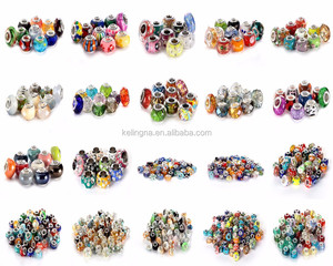 Cuentas De <span class=keywords><strong>Murano</strong></span> alla rinfusa 9x14mm Mix colori sfaccettati perle di vetro a lume di <span class=keywords><strong>Murano</strong></span> per la creazione di gioielli - Product Image 3