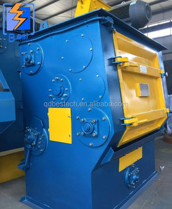 Nội Bộ Rotary Crawler Shot Máy Phun Cát/Rust Removal Kim Loại Shot Máy Phun Cát/Cao Su Vành Đai Phun Máy - Product Image 4