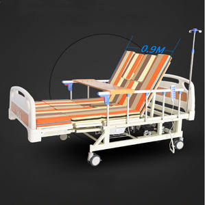 Cama de Hospital Manual de 2 Manivelas Ajustable y Económica para Enfermería - Product Image 4