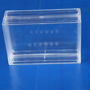 Square Shape Box <strong>Comb</strong> <strong>Honey</strong> Cassette Beekeeping Honeycomb <strong>Containers</strong> with Frame