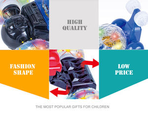 Có Thể Thu Vào Bánh Xe Phía Sau 5CH Trò Chơi Diễn Viên Đóng Thế Xe Điều Khiển Từ Xa Với 7 Đèn Màu Và 3 Âm Thanh - Product Image 3