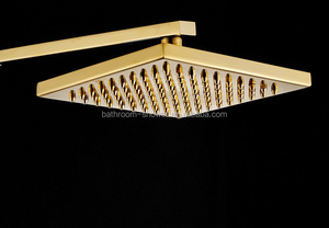 European Hot Sale Luxury Gold <strong>Shower</strong> <strong>Set</strong> Wall Mounted Bathroom Rain <strong>Bath</strong> <strong>Shower</strong> <strong>Set</strong> - Product Image 4