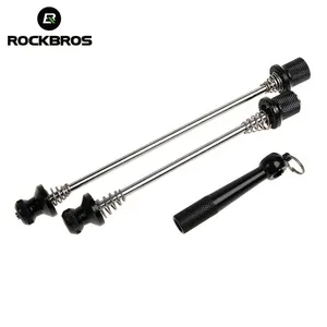 ROCKBROS los Anti robo pinchos ciclismo bicicleta ruedas MTB de bloqueo de seguridad de liberación rápida pinchos para piezas de bicicleta 5 colores