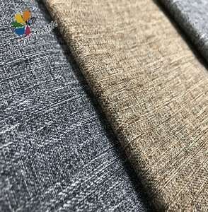 Chine fournisseur d'or 100% polyester nante lin naturel tissu - Product Image 2