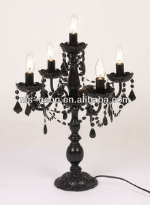 Hot Selling Chandelier <strong>Table</strong> <strong>Lamp</strong> <strong>Table</strong> Top Chandelier Centerpieces <strong>for</strong> Weddings <strong>Black</strong> <strong>Table</strong> <strong>Lamp</strong> <strong>Shade</strong> - Product Image 4