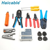 Réseau électriciens outil kit HT-K4015 ensemble d'outils pour L'installation De Câbles et Testeur