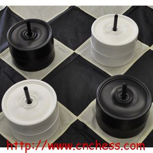 GK-10 Khổng Lồ Vườn Ngoài Trời Cờ/Dự Thảo/Backgammon Miếng Với 10 Inch Đường Kính Và Ngồi 3.5 Inch Cao - Product Image 4