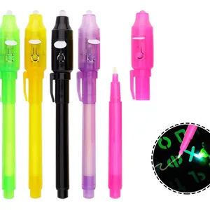 Groothandel nieuwigheid uv licht onzichtbare inkt magic pen