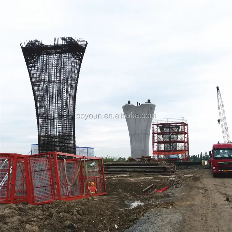 Fertig brücke beton zement spalte form schalung säule mould