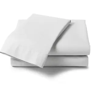 Putih Hotel Katun Linen Hotel Bed Linen Hotel Sheet Set