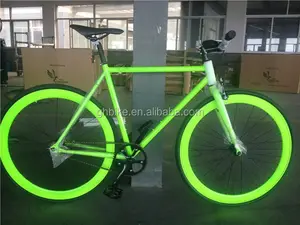 whole sale China fixed gear bike glow in dark fixie gear bicycle cheap price high quality fix gear road bike