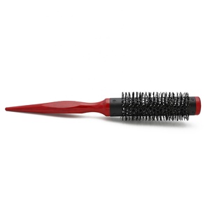 <span class=keywords><strong>Spazzola</strong></span> di Nylon Tubo di Alluminio Resistenza Al Calore Pettine Manico In Legno Rosso di Coda Rotonda <span class=keywords><strong>Spazzola</strong></span> <span class=keywords><strong>Per</strong></span> <span class=keywords><strong>Capelli</strong></span> <span class=keywords><strong>Per</strong></span> Il Salone di Styling - Product Image 3