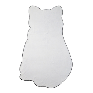Serviette de bain de luxe en coton imprimé sur mesure en forme de <span class=keywords><strong>chat</strong></span> mignon et irrégulier pour enfants - Product Image 2