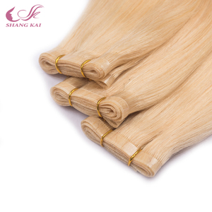 <span class=keywords><strong>Himan</strong></span>-extensiones de cabello humano Remy, trama plana sin costuras, doble estiramiento de fábrica - Product Image 3