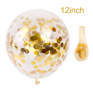 Set de ballons gonflables dorés, 20 pièces, 12 pouces, banderoles, pour <span class=keywords><strong>anniversaire</strong></span>, set de décoration de fête - Product Image 5
