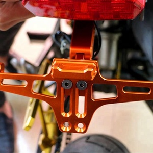 Placa de matrícula trasera CNC para Kawasaki Z800 Z750 Z900, 2017 - Product Image 3