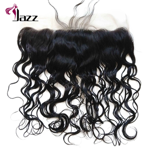 Color <span class=keywords><strong>Natural</strong></span> 9a grado brasileño de la onda profunda de encaje francés cierre Frontal - Product Image 3