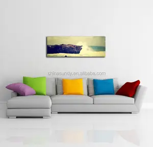 Professional factory provide sunset seascape photography canvas printing for sale