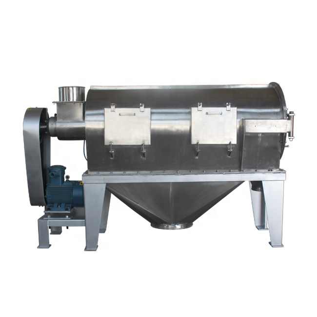 CW Low Noise Graphite Quartz Sand Zinc Fine Powder Airflow Sieving Machine