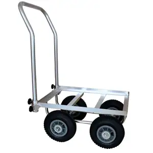 Factory Direct Sale Hand Trolly And Truck With Platform Tool Cart