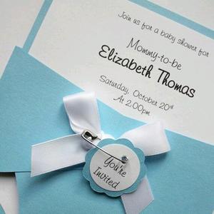 Cá Nhân màu hồng bé tắm và rửa Thiệp mời và tùy chỉnh Thiệp mời sinh nhật - Product Image 5