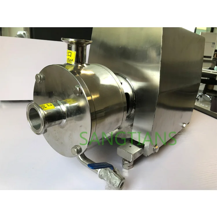 Санитарный эмульсионный насос из нержавеющей стали 304/316l для шоколада/сахара/масла/крема