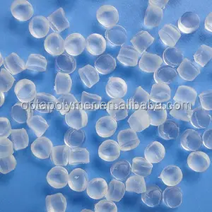 Termoplástico elástico de plástico transparente tpe