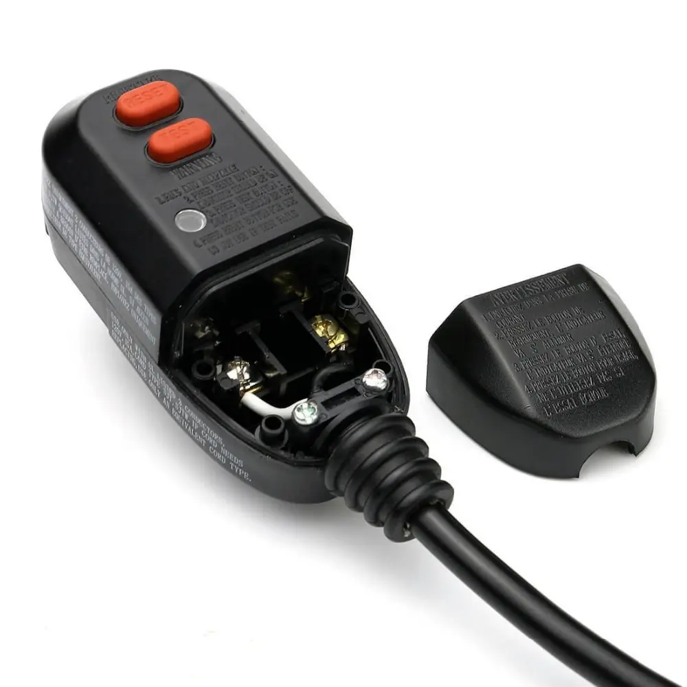 NA10 15A approval GFCI ALCI plug Circuit interrupter leakage protection plug