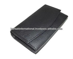 Cartera de cuero para mujer, bolso de mano con pasaporte - Product Image 2