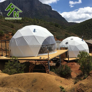 <span class=keywords><strong>Carpa</strong></span> de <span class=keywords><strong>Jardín</strong></span> Geodésica Blanca de 8 m con Estructura de Acero para Exteriores - Product Image 6