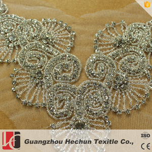 Cinturón con apliques de diamantes de imitación sueltos <span class=keywords><strong>para</strong></span> coser, hermosa corona, accesorio elegante <span class=keywords><strong>para</strong></span> vestido de novia con piedras de primera calidad, <span class=keywords><strong>para</strong></span> vestido - Product Image 3