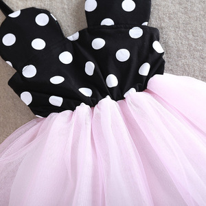 Proveedor de fábrica personalizado 2019 verano niñas Dot vestidos niños Polka Tutus princesa vestido - Product Image 3