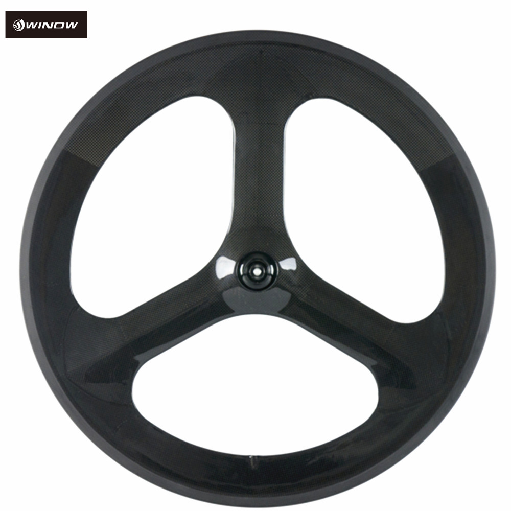 Winowsports ファクトリー製 700C カーボンホイール 3本スポークまたは