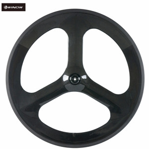 Rueda de <span class=keywords><strong>Carbono</strong></span> Winowsports de Fábrica 700C, Rueda de 3 Radios Clincher o <span class=keywords><strong>Tubular</strong></span>, Rueda de <span class=keywords><strong>Carbono</strong></span> de 5 Radios para Piñón Fijo - Product Image 5