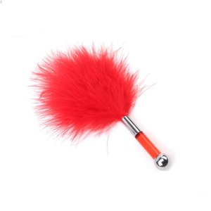 大人の大人のおもちゃBDSMいたずらボンデージフェザーティックラー、アクリルハンドル付き - Product Image 5