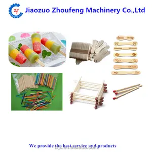 Línea de producción de palos de paleta, la mejor calidad, máquina de fabricación de palos de paleta
