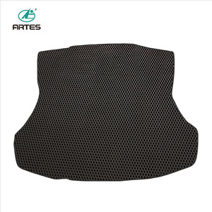 Tapis de sol de voiture de luxe de haute qualité ARTES AT5006, ensemble complet en PVC, motif géométrique, imperméable, facile à nettoyer, inodore - Product Image 5