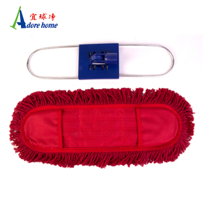 High Quality <strong>Red</strong> Woolen Yarn Airport Acrylic Dust <strong>Mop</strong> - Product Image 2