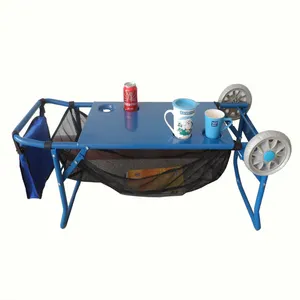 Nouveau chariot de Table de plage pliant à 2 roues pour voyage