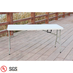 Table pliante pliante en deux de 5 pieds, table pliante de haute qualité pour étudiants, bureau et chaise pour étudiants - Product Image 3