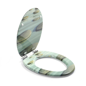 Bofan-inodoro con bisagras <span class=keywords><strong>de</strong></span> cierre suave, inodoro con impresión <span class=keywords><strong>de</strong></span> MDF, personalizado, barato - Product Image 4