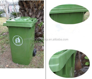 في الهواء الطلق حركة بهلوانية بالدراجة سلة نفايات بلاستيكية طبية ، علبة مهملات مع دواسة - Product Image 6