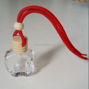Botella de perfume en forma de manzana para coche, 10ml - Product Image 1