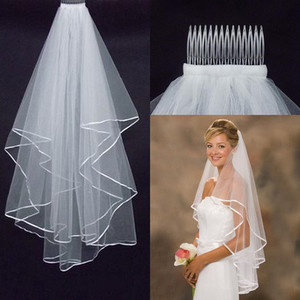 Veli <span class=keywords><strong>da</strong></span> <span class=keywords><strong>sposa</strong></span> in Tulle <span class=keywords><strong>corto</strong></span> semplice a due strati con pettine <span class=keywords><strong>velo</strong></span> <span class=keywords><strong>da</strong></span> <span class=keywords><strong>sposa</strong></span> bianco avorio per la <span class=keywords><strong>sposa</strong></span> per accessori <span class=keywords><strong>da</strong></span> <span class=keywords><strong>sposa</strong></span> matrimonio - Product Image 3