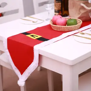 Decoración <span class=keywords><strong>de</strong></span> <span class=keywords><strong>mesa</strong></span> <span class=keywords><strong>de</strong></span> Navidad, venta al por mayor, <span class=keywords><strong>camino</strong></span> <span class=keywords><strong>de</strong></span> <span class=keywords><strong>mesa</strong></span> <span class=keywords><strong>de</strong></span> <span class=keywords><strong>fieltro</strong></span> <span class=keywords><strong>de</strong></span> Navidad rojo barato - Product Image 1